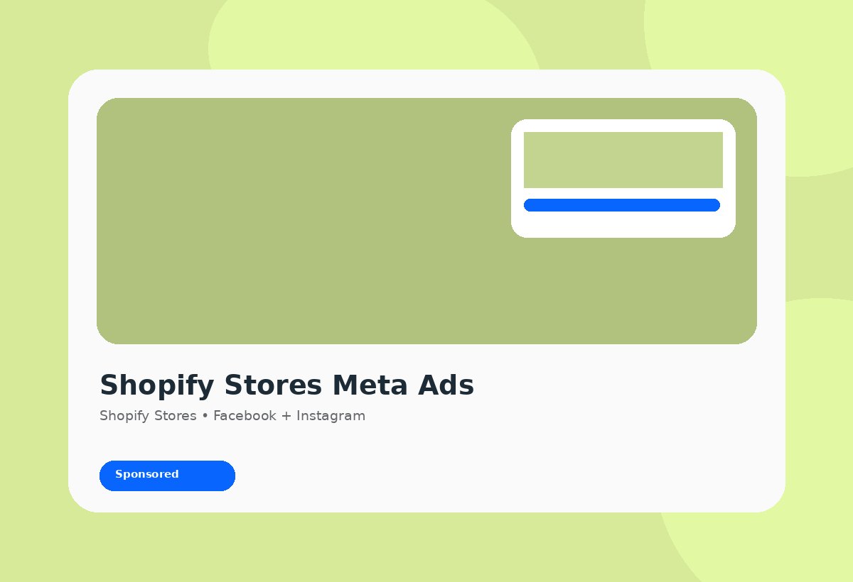 Meta Ads agency strategy for Shopify Stores