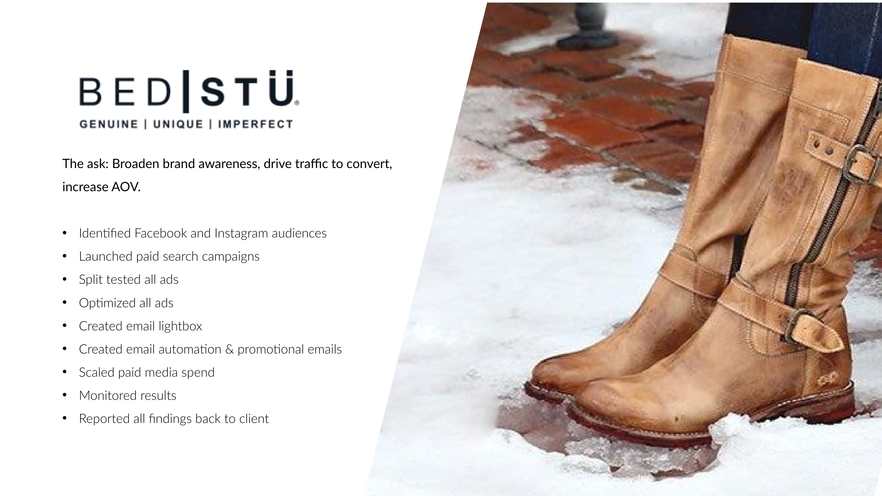 Bed Stu paid search and paid media case study